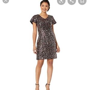 Vince Camuto Black Flutter Sleeve Dress size 0